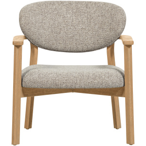 UDAR FAUTEUIL NATUREL MET HOUTEN FRAME NATUREL