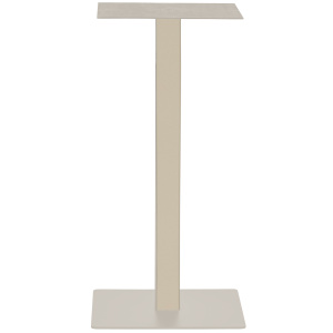 BISTRO VIERKANTE BARTAFEL POOT METAAL DAKARGRAU 105X50X50 CM