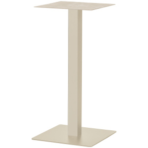 BISTRO VIERKANTE BARTAFEL POOT METAAL DAKARGRAU 105X50X50 CM