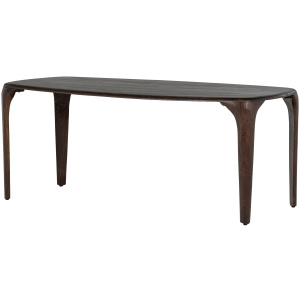 FIORE EETTAFEL MANGO HOUT DONKERBRUIN 190x95 CM