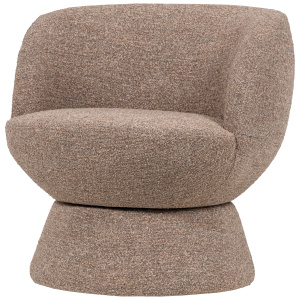 SHUFFLE DRAAIFAUTEUIL BRUIN MELANGE