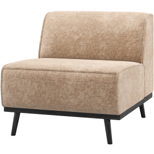 STATEMENT 1-ZITS ELEMENT CHENILLE VELVET PERZIKROZE