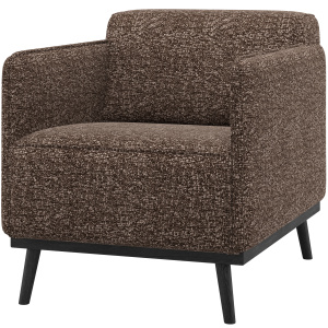 STATEMENT FAUTEUIL MET ARM BRUIN MELANGE