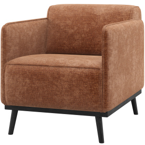 STATEMENT FAUTEUIL MET ARM CHENILLE VELVET TERRA
