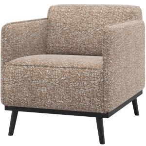 STATEMENT FAUTEUIL MET ARM LICHTBRUIN MELANGE