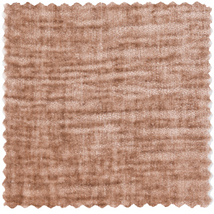 STATEMENT HOCKER CHENILLE VELVET PERZIKROZE