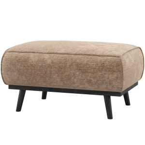STATEMENT HOCKER CHENILLE VELVET TAUPE
