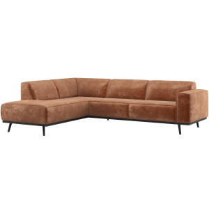STATEMENT HOEKBANK LINKS CHENILLE VELVET TERRA