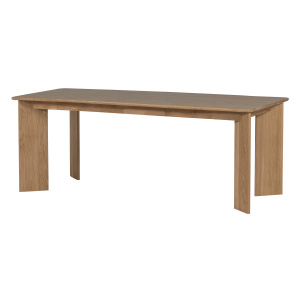 TABLO EETTAFEL AFGEROND DL 180x100 CM TRANSPARANT [fsc]