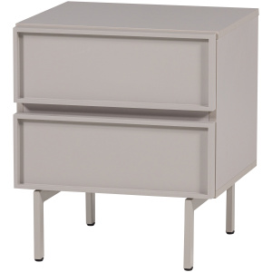 TOURS LADEKAST/NACHTKASTJE 2 LADES MELAMINE/MDF ZAND