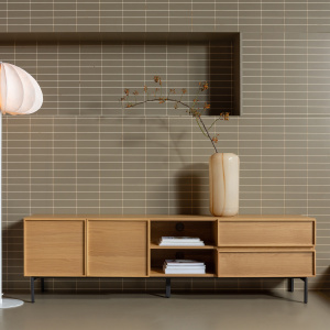 TOURS TV MEUBEL 180 CM MELAMINE/MDF NATUREL