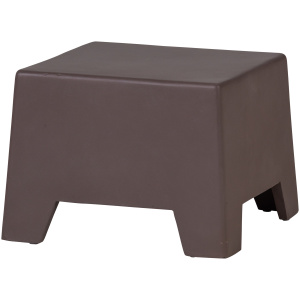 ZINA BIJZETTAFEL LAAG CEMENT BRUIN