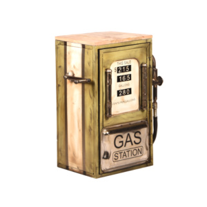 Sidetable Vintage Gas station